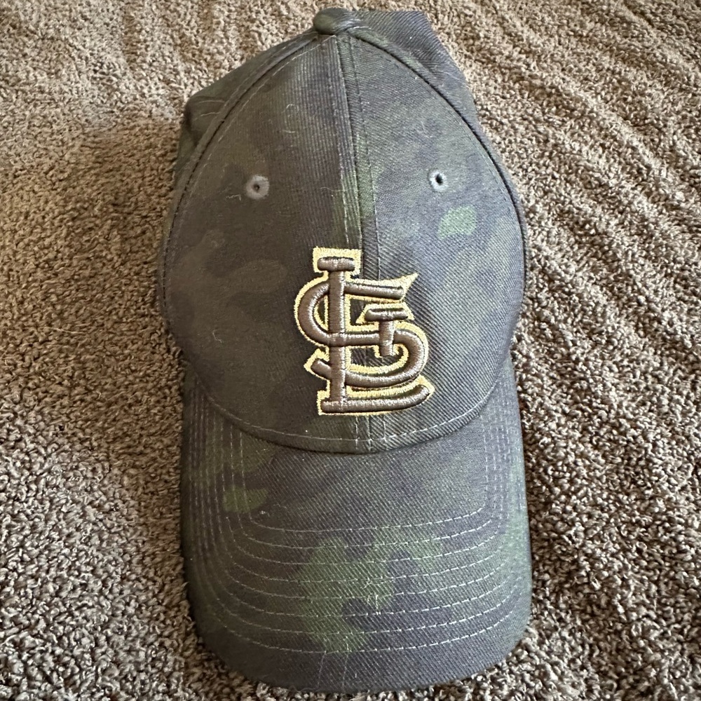 St. Louis Embroidered Camo Cap